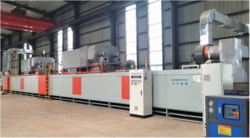 SL1600 gas mesh belt curing furnace